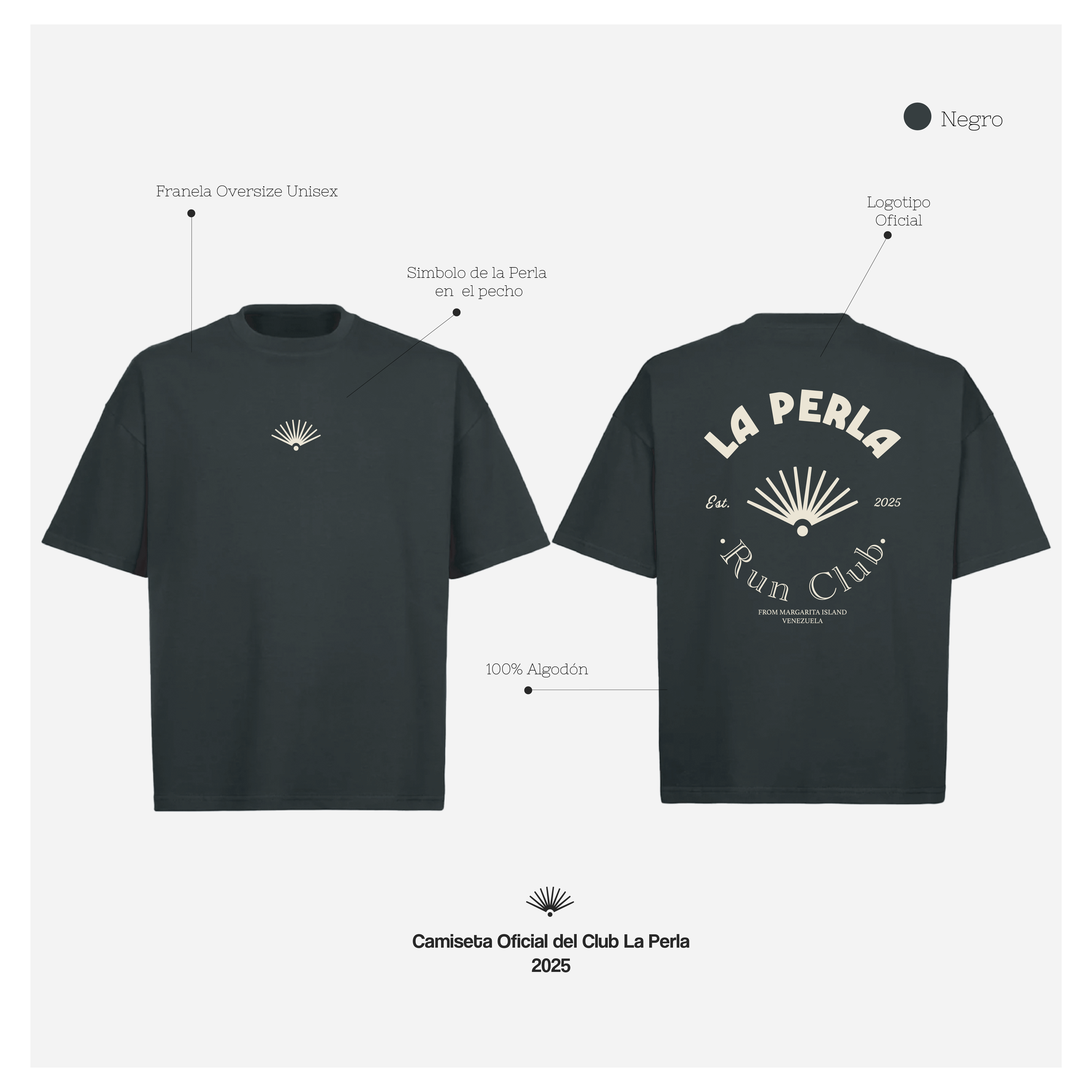 Camisa Oficial La Perla Run Club